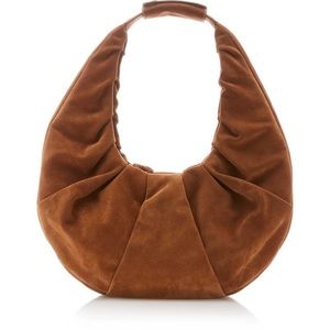 STAUD LARGE SOFT MOON BAG | TAN- NWT